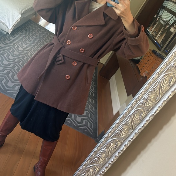 - j.jong garment brown wool coat - Picture 13 of 13